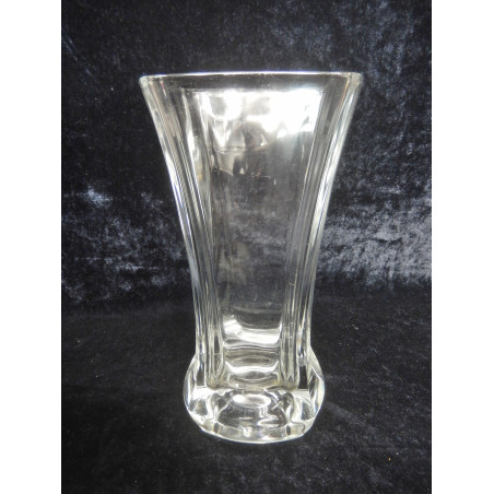 GRAND VASE EN VERRE TRANSPARENT HAUTEUR 24,7 CM