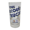 LOT 6 VERRES ORANGINA RUGBY TUBE