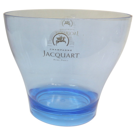 SEAU A CHAMPAGNE JACQUART PLASTIQUE TRANSLUCIDE BLEU