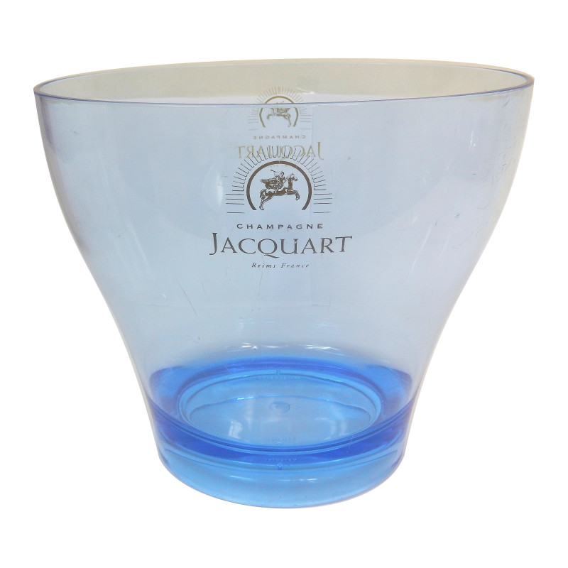 SEAU A CHAMPAGNE JACQUART PLASTIQUE TRANSLUCIDE BLEU