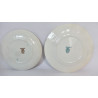 LOT 4 ASSIETTES ANCIENNES DONT 2 SARREGUEMINES