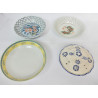 LOT 4 COUPELLES ASSORTIES EN CERAMIQUE ET PORCELAINE