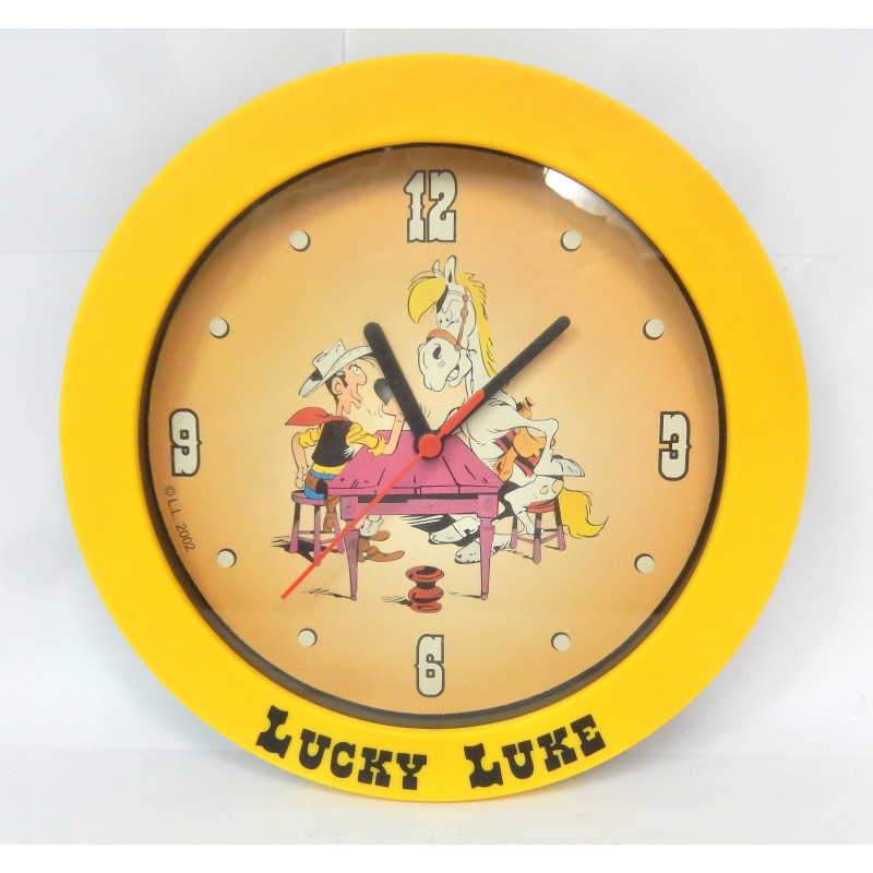 PENDULE HORLOGE MURALE QUARTZ LUCKY LUKE