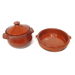 LOT PLAT CASSOLETTE + POT...