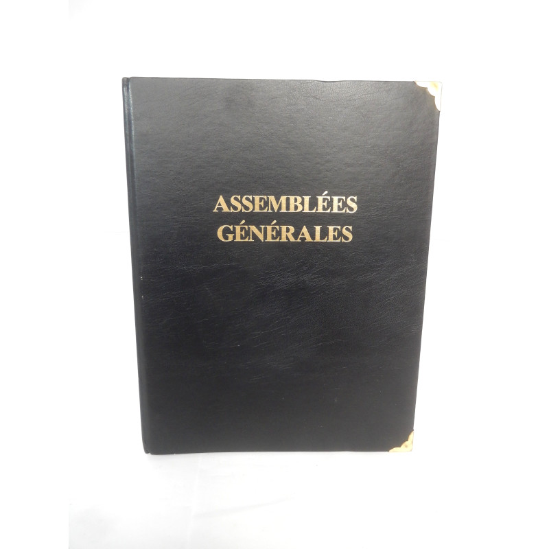 CLASSEUR REGISTRE ASSEMBLEES GENERALES AVEC FEUILLETS