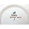 SOUPIERE SUR PLAT Ø32,8CM PORCELAINE DE SEVRES