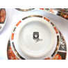 SERVICE A SOUPE CHINOISE PORCELAINE SOUPIERE 12 BOLS ET SOUCOUPES