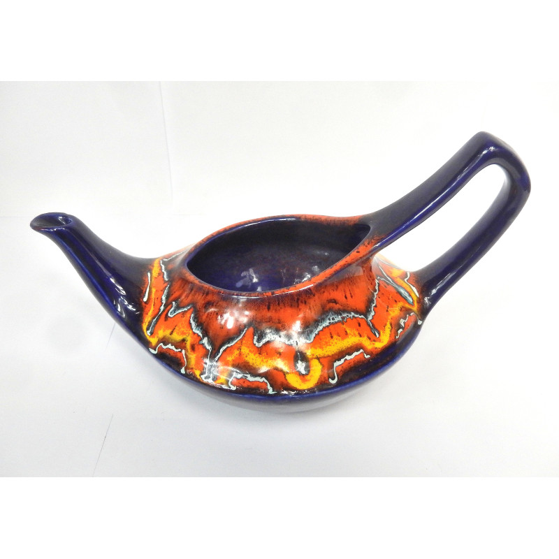 THEIERE DECORATIVE CERAMIQUE BERTONCELLO ? ANNEES 70