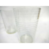LOT 4 VERRES DECOR STRIES