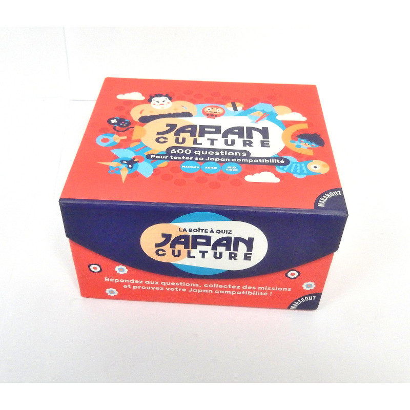 JAPAN CULTURE JEU LA BOITE A QUIZ 600 QUESTIONS MARABOUT