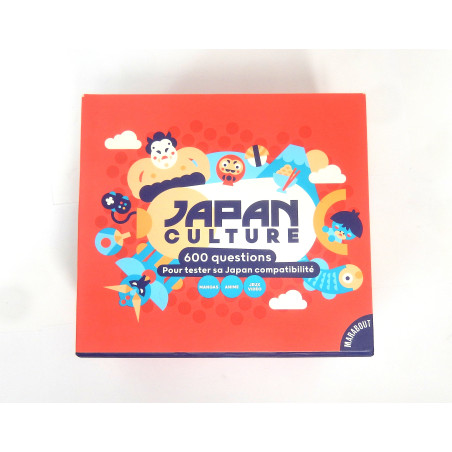 JAPAN CULTURE JEU LA BOITE A QUIZ 600 QUESTIONS MARABOUT
