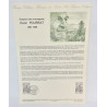 LOT 4 FICHES TIMBRES 1ER JOUR PERSONNAGES CELEBRES