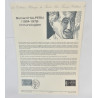 LOT 4 FICHES TIMBRES 1ER JOUR PERSONNAGES CELEBRES