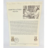 LOT 4 FICHES TIMBRES 1ER JOUR PERSONNAGES CELEBRES