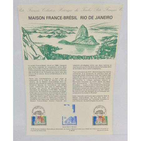 LOT 4 FICHES TIMBRES 1ER JOUR LIEUX