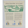 LOT 4 FICHES TIMBRES 1ER JOUR LIEUX