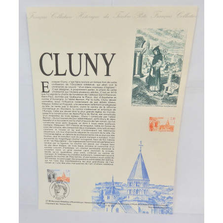 LOT 4 FICHES TIMBRES 1ER JOUR LIEUX