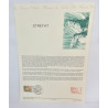 LOT 4 FICHES TIMBRES 1ER JOUR LIEUX