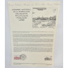 LOT 5 FICHES TIMBRES 1ER JOUR LIEUX