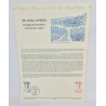 LOT 5 FICHES TIMBRES 1ER JOUR LIEUX