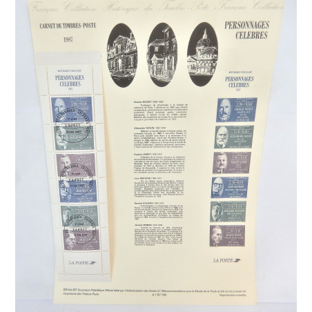 LOT 4 FICHES TIMBRES 1ER JOUR THEMES DIVERS