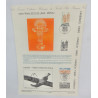 LOT 4 FICHES TIMBRES 1ER JOUR THEMES DIVERS