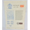 LOT 4 FICHES TIMBRES 1ER JOUR THEMES DIVERS