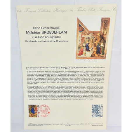 LOT 4 FICHES TIMBRES 1ER JOUR THEMES DIVERS