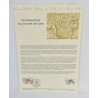 LOT 3 FICHES TIMBRES 1ER JOUR THEMES DIVERS