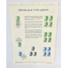 LOT 3 FICHES TIMBRES 1ER JOUR THEMES DIVERS