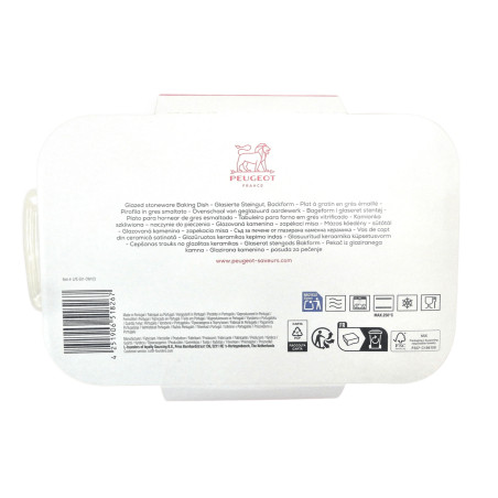PLAT A GRATIN PEUGEOT GRES CULINAIRE 30 CM