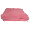 COUPON TISSUS EPONGE ROSE 160 X 180 CM