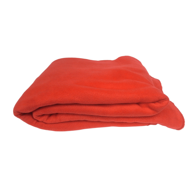 COUVERTURE PLAID POLAIRE ROUGE 300 X 165 CM
