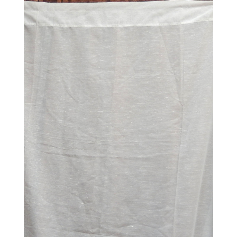 RIDEAU VOILAGE BLANC 200 X 205 CM
