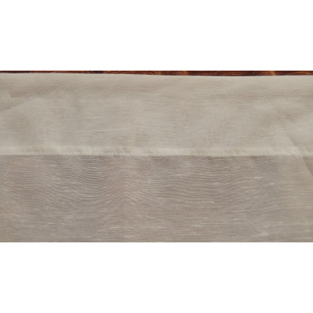 PAIRE DE RIDEAUX VOILAGES BONNE FEMME BLANC 210 x 120 CM