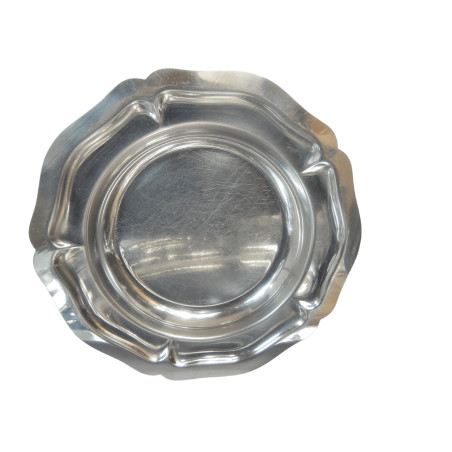 LOT PLATS ET SAUCIERE ACIER INOX 7 PIECES
