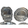LOT PLATS EN ACIER INOX 6 PIECES