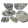 LOT PLATS EN ACIER INOX 6 PIECES