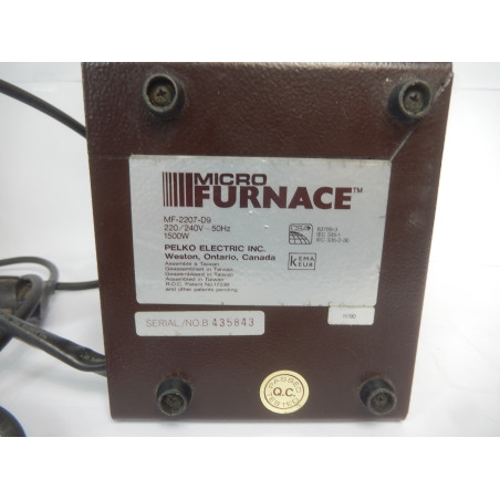 MICRO FURNACE RADIATEUR CHAUFFAGE SOUFFLANT CERAMIQUE VINTAGE