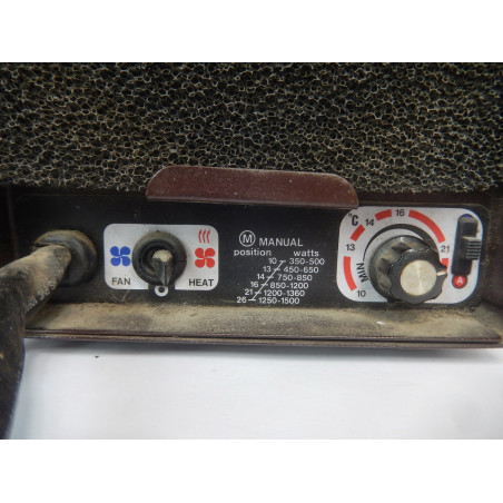 MICRO FURNACE RADIATEUR CHAUFFAGE SOUFFLANT CERAMIQUE VINTAGE