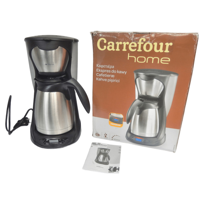 CAFETIERE ELECTRIQUE PROGRAMMABLE ISOTHERME 10 TASSES CARREFOUR HOME