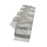 PINCE NAPPE INOX MOTIF ABEILLE LOT DE 4