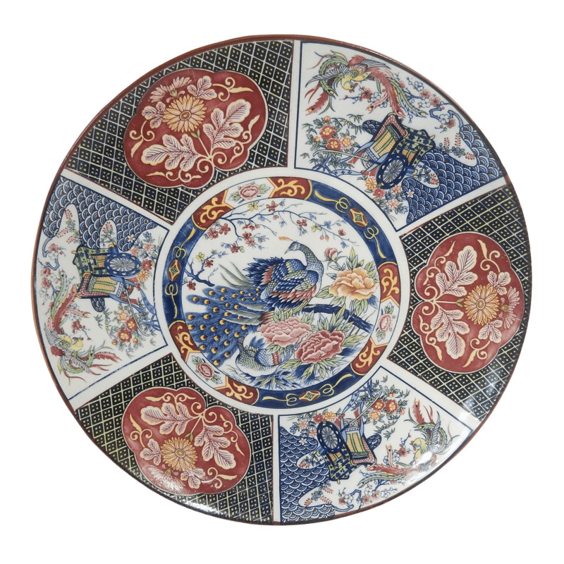 GRAND PLAT ROND TAOUS Ø41,5CM CHINA DECOR PAON