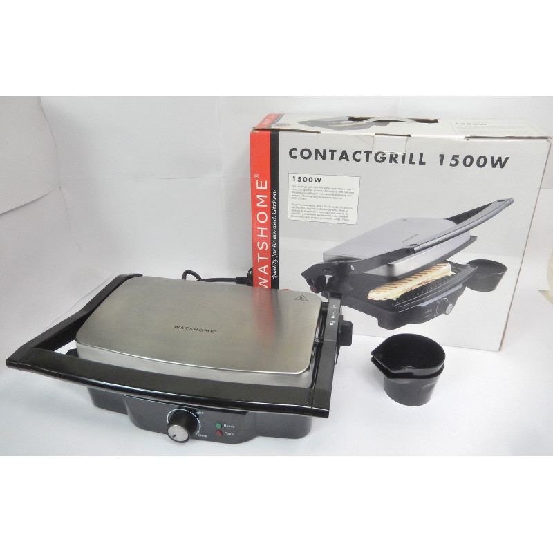 GRILL CONTACT MULTIPOSITIONS 1500W WATSHOME