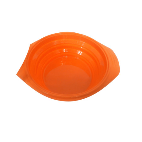 BOL SALADIER SILICONE PLIABLE Ø20 CM AVEC 2 COUVERCLES