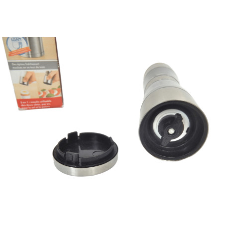 MOULIN SEL ET POIVRE MANUEL INOX