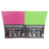 LOT 24 SETS DE TABLE BICOLORES PAPIER RENFORCE 250G