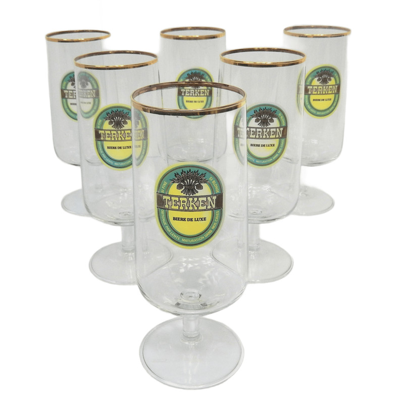 LOT 6 VERRES A BIERE TERKEN
