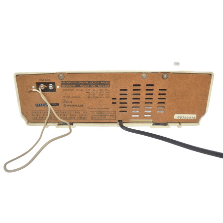RADIO REVEIL DIGITAL VINTAGE HITACHI KC-550E
