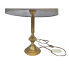 LAMPE DE CHEVET VINTAGE PIED METAL DORé